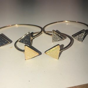 Druzy bangles